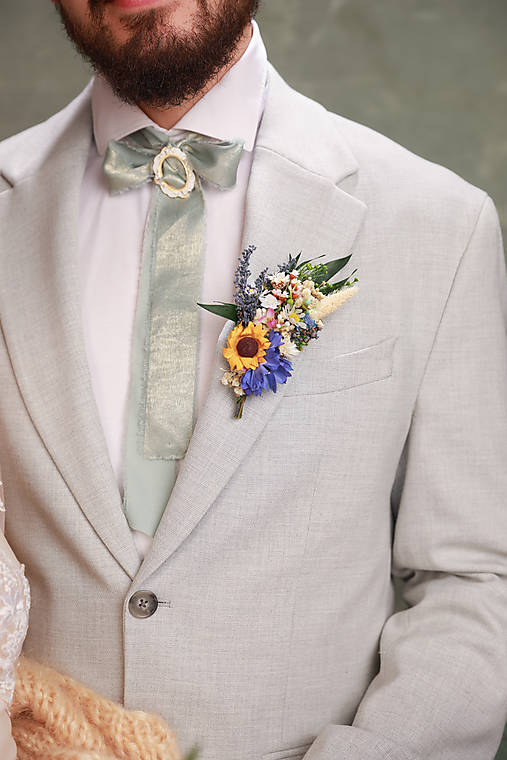 Svadobný set "tajomstvá ukryté v lúčnych kvetoch" - možnosť zakúpiť i samostatne