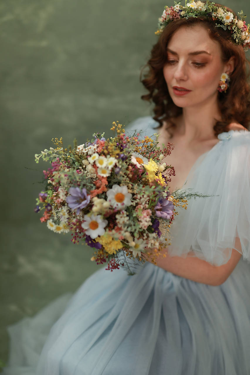 Svadobná kytica "prvý jarný pozdrav"