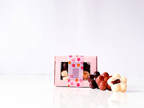 Sladkosti - Kvetinkové pralinky, 50g - 18299270_
