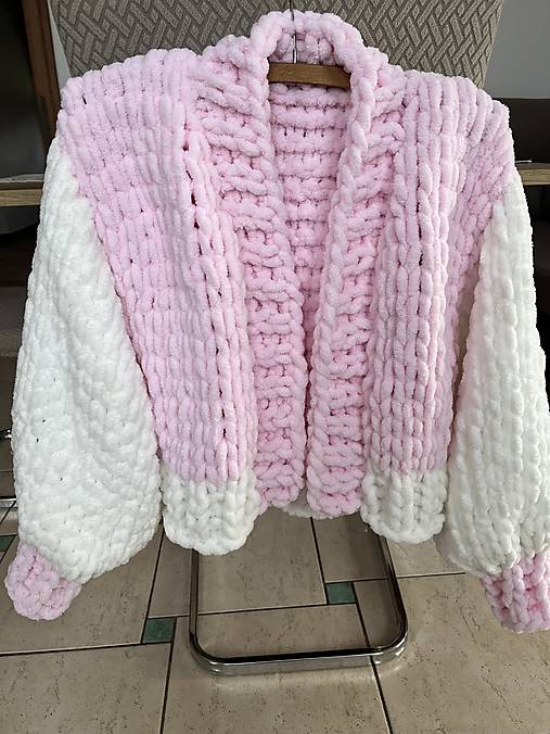 Svetre a kardigány - Handmade kardigán - 18300512_