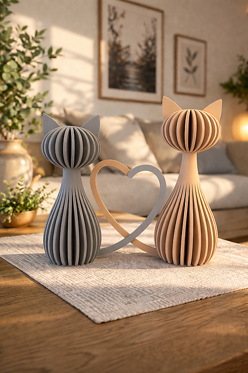 3D tlačené mačky 🐈