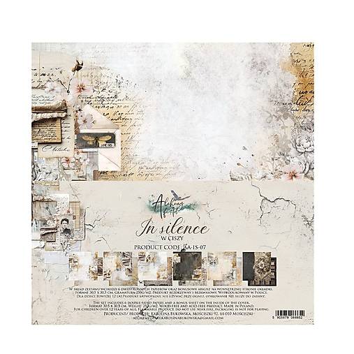 Papier - Scrapbook papiere 12x12 Art of Alchemy – In Silence – botanická vintage kolekcia - 18301124_