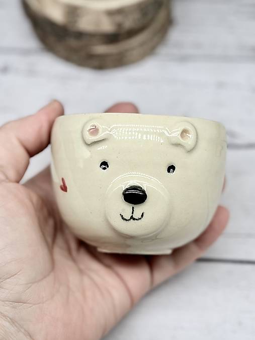 Medvedík - pohárik cappuccino (200ml, bez uška)