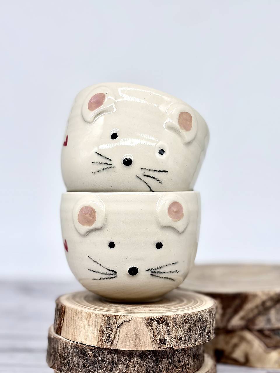 Miška - pohárik cappuccino (200ml, bez uška)