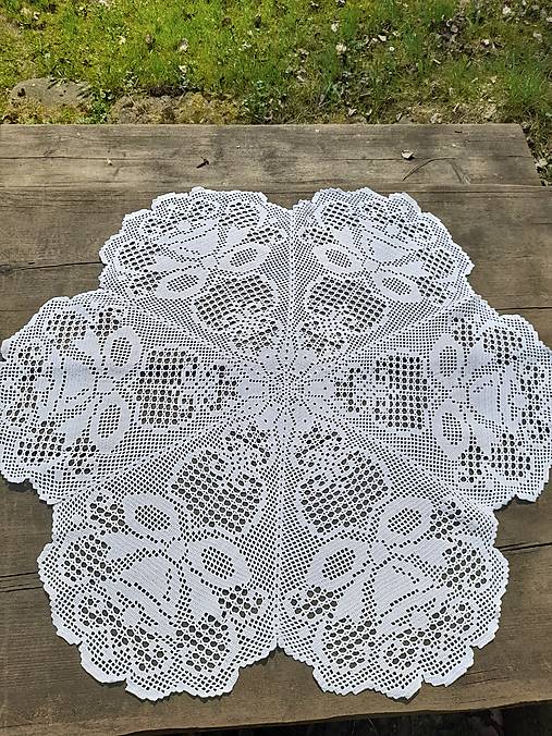 Úžitkový textil - veľký okrúhly obrus - 18304986_