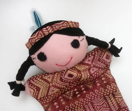 Maňuška indián/ indiánka (Indiánka Voňavé Ráno)