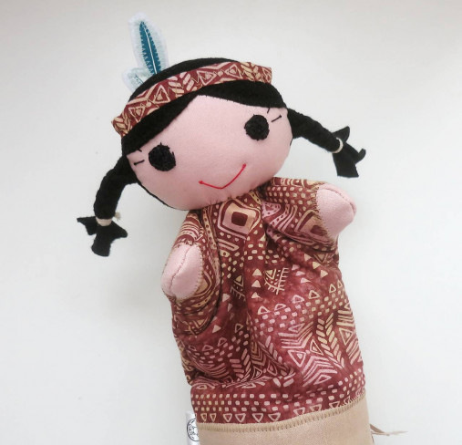 Maňuška indián/ indiánka (Indiánka Voňavé Ráno)