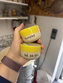 Nádoby - 2x poharik DA SA TO (na objednavku) - 18306197_