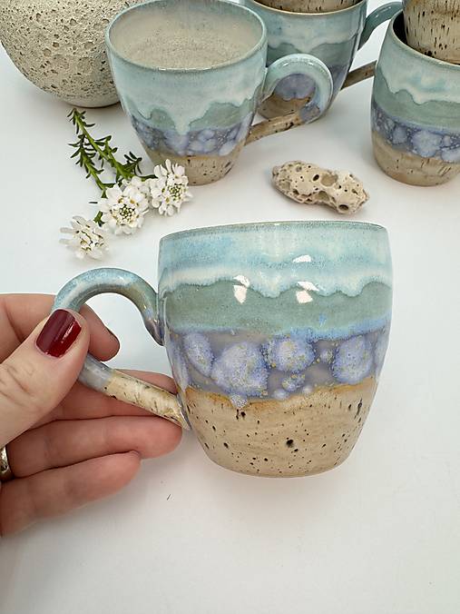 Nádoby - Baltské pobrežie  - midi mug (150ml) - 18307997_