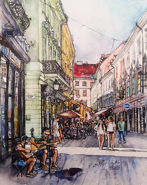 Obrazy - Bratislava, Sedlárska ulica - 18309993_