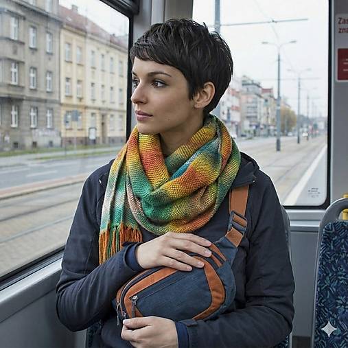 Šály a nákrčníky - RUČNĚ TKANÝ ŠÁL - PLÉD - BÁRA - 18307723_