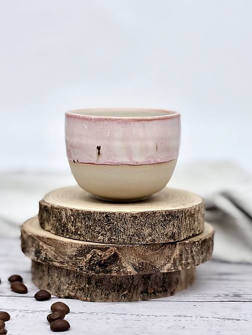 Rose Dream - pohárik cappuccino (200ml, bez uška)