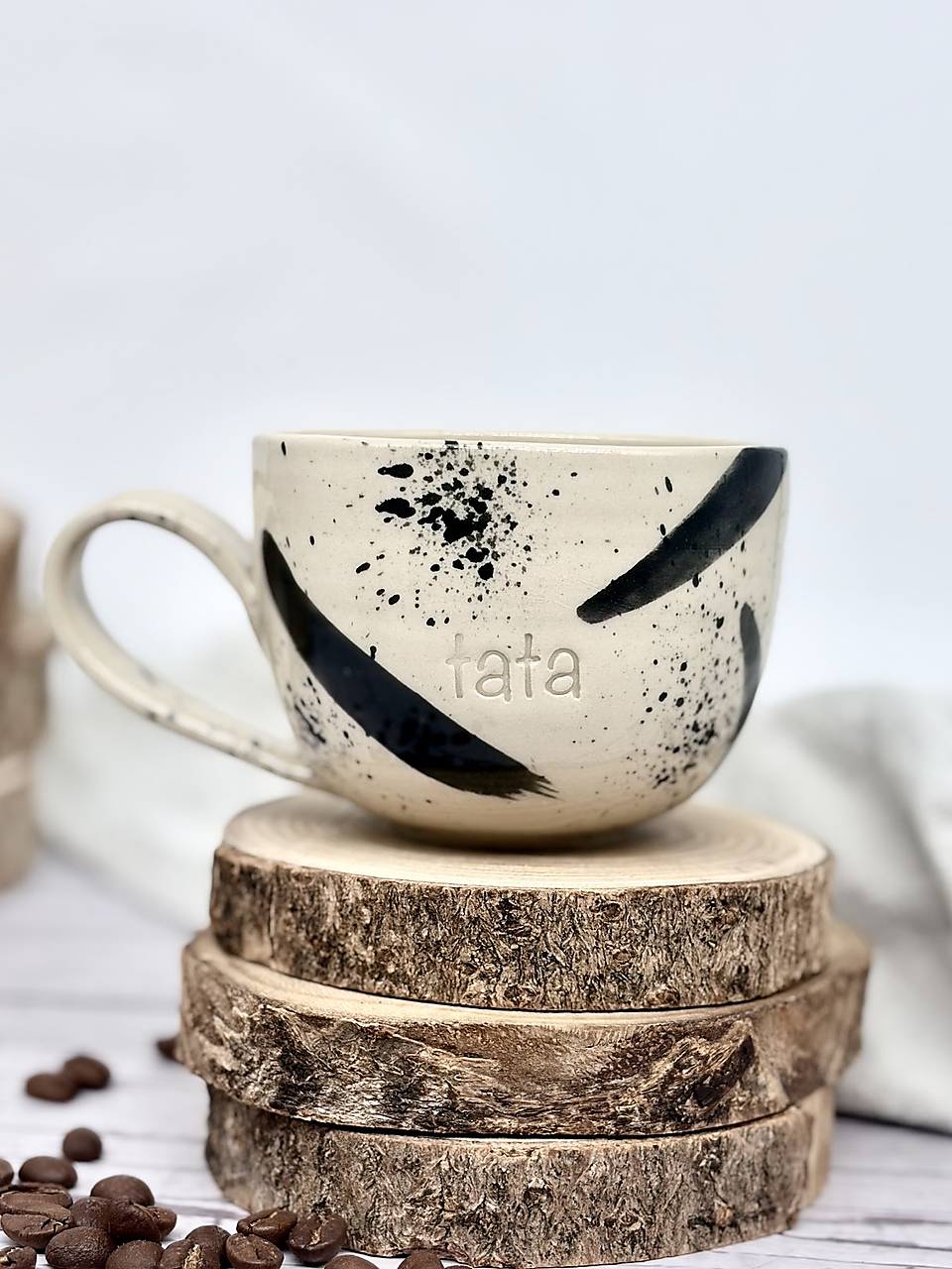 Ink Stories - šálka cappuccino tata (200ml, s uškom)