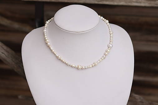 Perlový náhrdelník mix