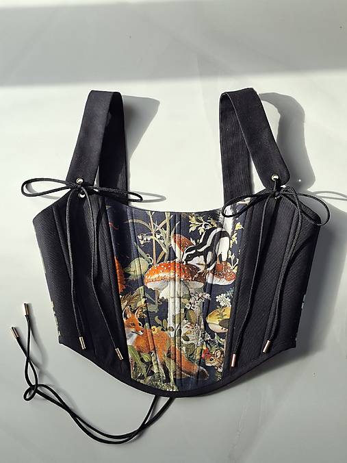 Korzet Fantasy in black