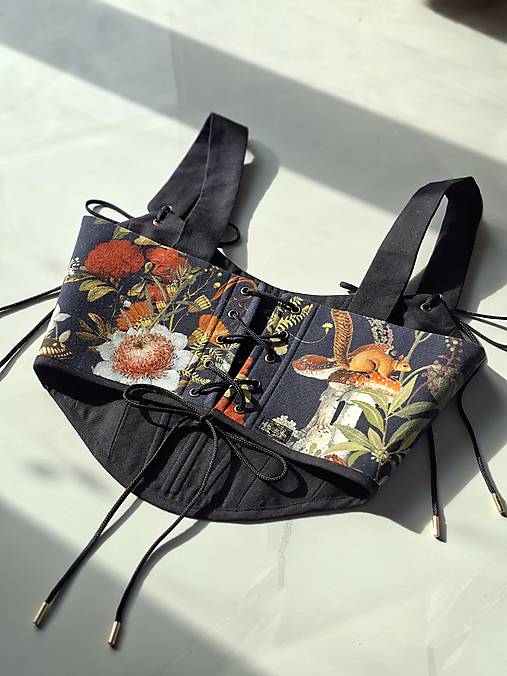 Korzet Fantasy in black