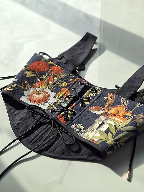 Korzet Fantasy in black