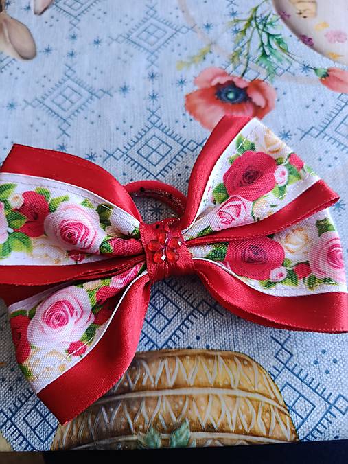 Mašľa gumička do vlasov
