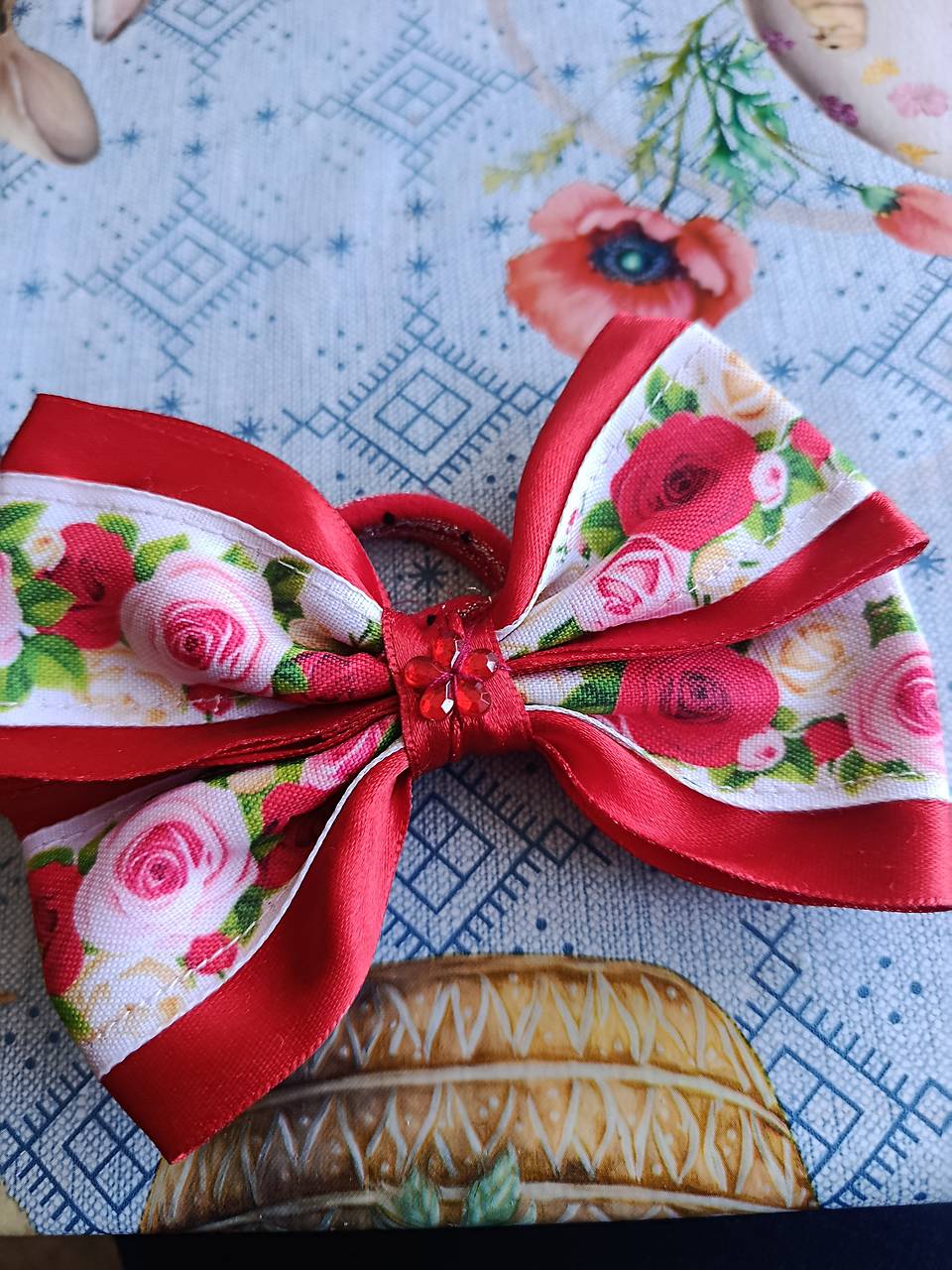Mašľa gumička do vlasov
