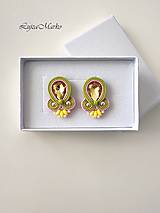 Náušnice - Katalina soutache náušnice - 18311573_