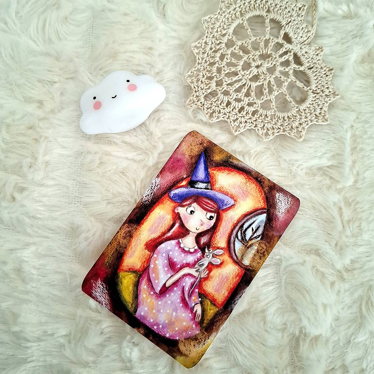 Dobrá čarodejka a jej myška/ väčšia nálepka