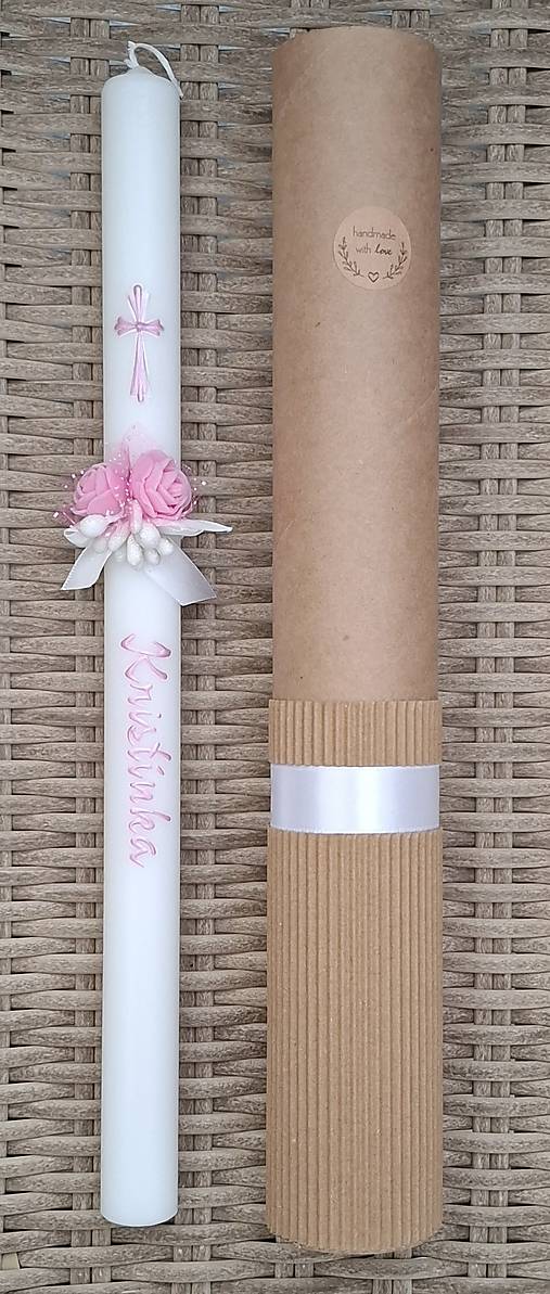 Sviečky - Sviečky na prvé sväté prijímanie / krst  EXPRES,36cm - 18313697_