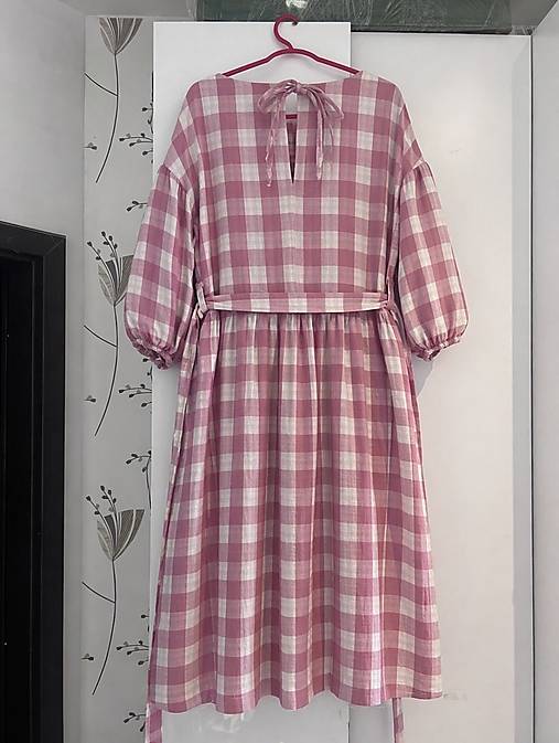 Mušelínové šaty  (Ružová)