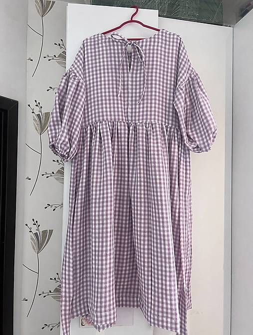 Mušelínové šaty  (Fialová)