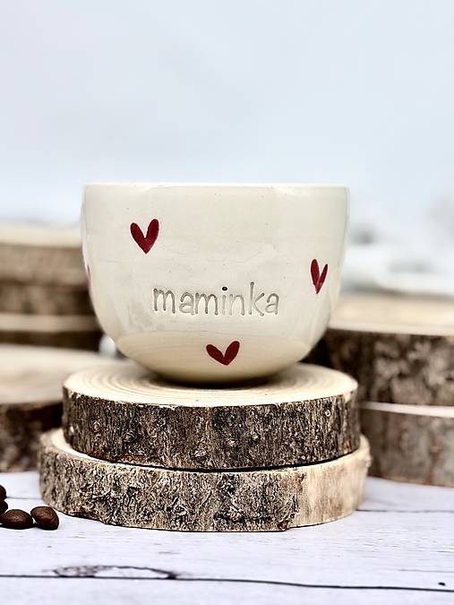 Love - pohárik cappuccino maminka (200ml, bez uška)