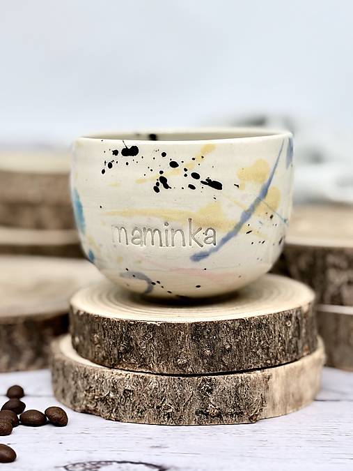 Dotty Fľaky - cappuccino pohárik maminka (200ml, bez uška)