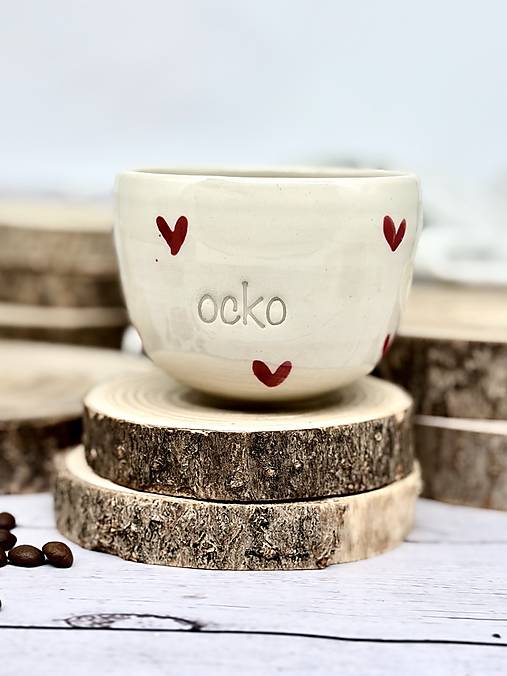 Love - pohárik cappuccino ocko (200ml, bez uška)