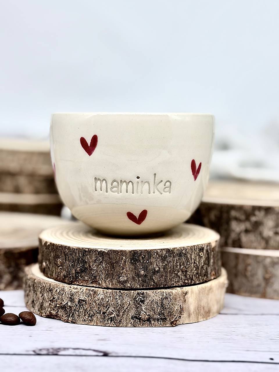 Love - pohárik cappuccino maminka (200ml, bez uška)