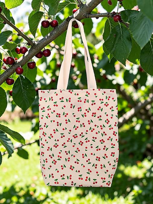 Taška nákupná Čerešne