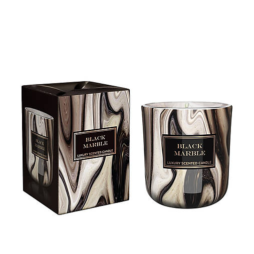 Vonná sviečka Black Marble 150g