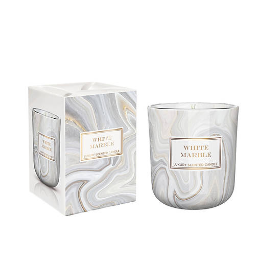 Vonná sviečka White Marble 150g