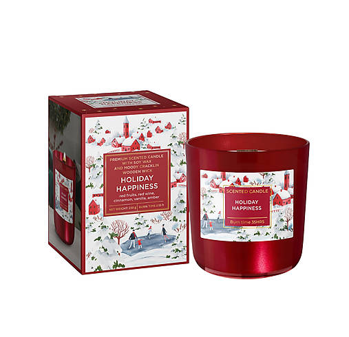 Sójová sviečka Winter Time - Holiday Happiness 150g