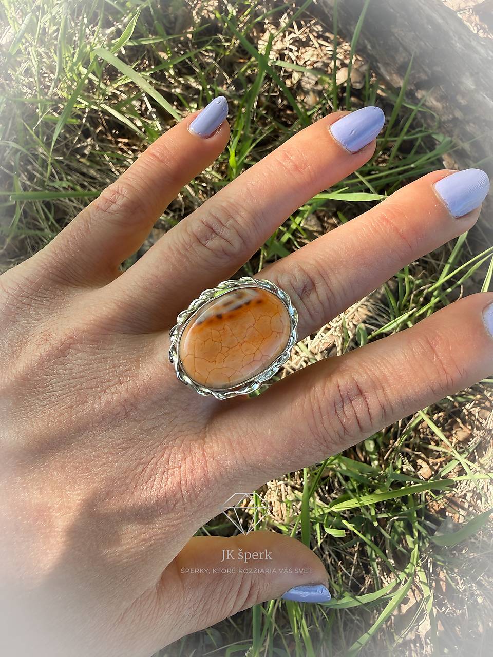 Strieborný 925/1000 prsten s ohnivym achátom