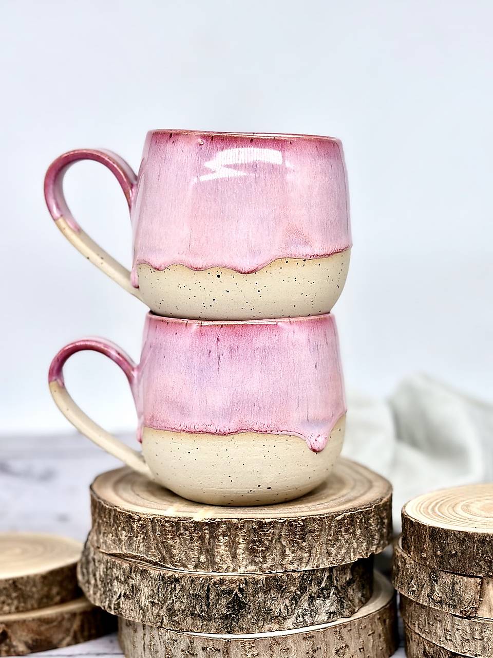 Magnólia - šálka na čaj (400ml, s uškom)