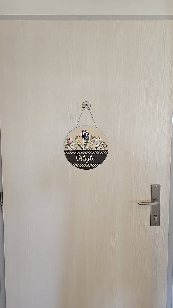 Závesná dekorácia Vitajte