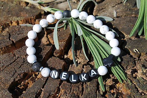 Náramok pre dieťa s menom a krížikom