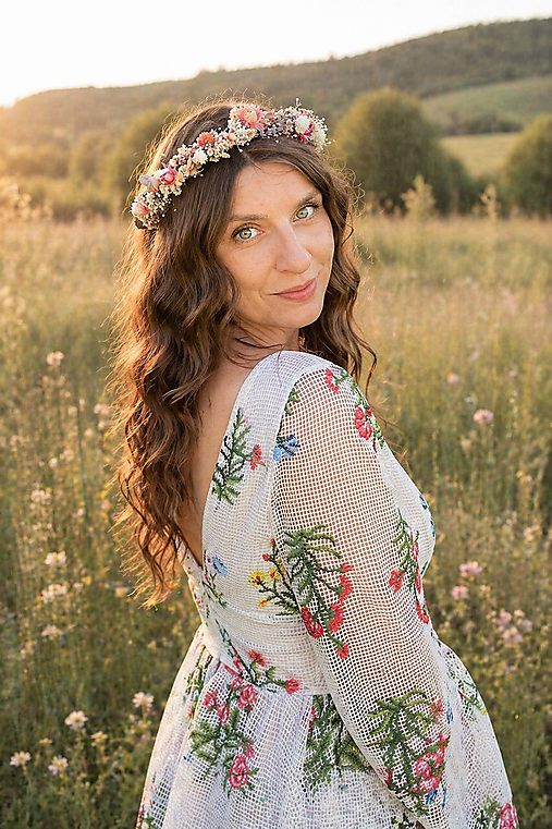 Naturálny venček "závan láskavých slov"