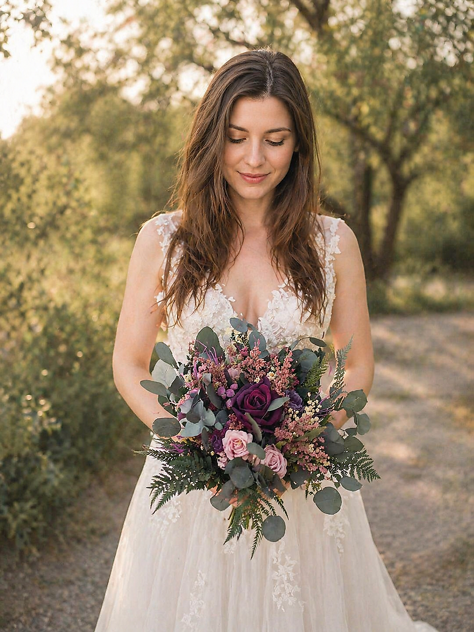 Svadobná kytica "tiché večery"