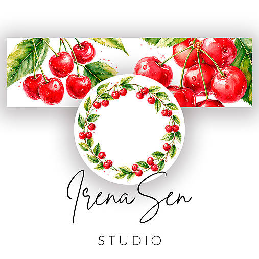 Grafika - Banner pre Sashe obchod – čerešňový dizajn - 18320936_