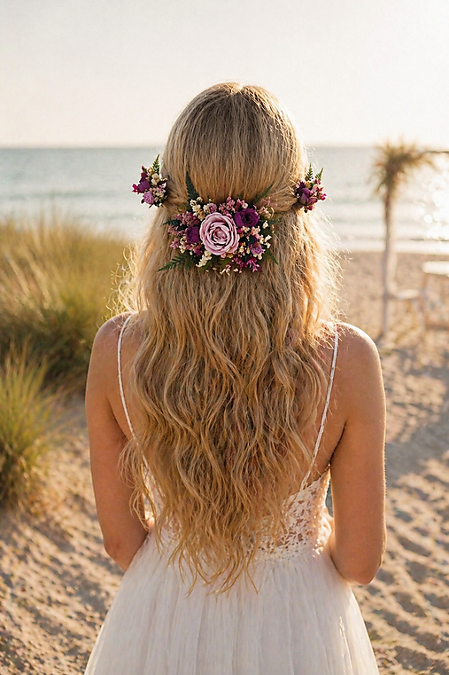 Kvetinová aplikácia so závojom "tiché večery"