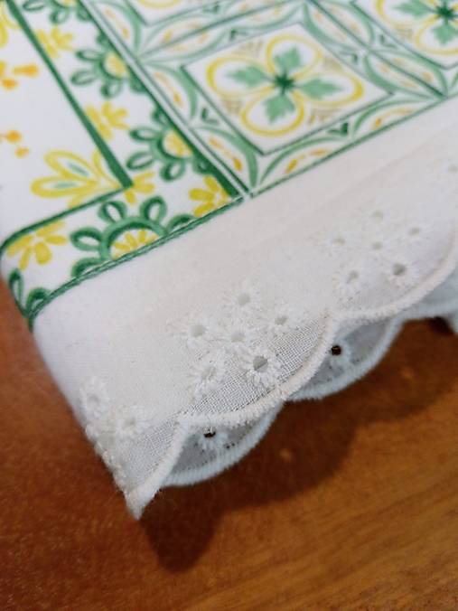 Luxusná bavlnená kuchynská utierka Rakytník –  Darček na Deň matiek
