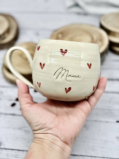 Love - veľká šálka na čaj mama limited (600ml, s uškom) ZĽAVA