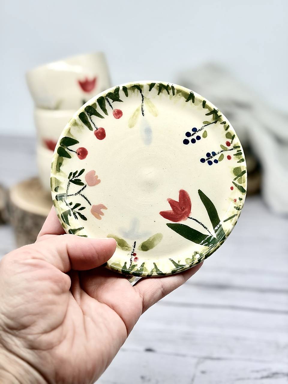 Lúka - podšálka (priemer 12cm)