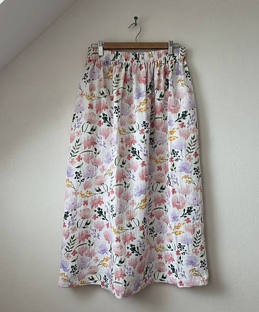 Mušelínová sukňa