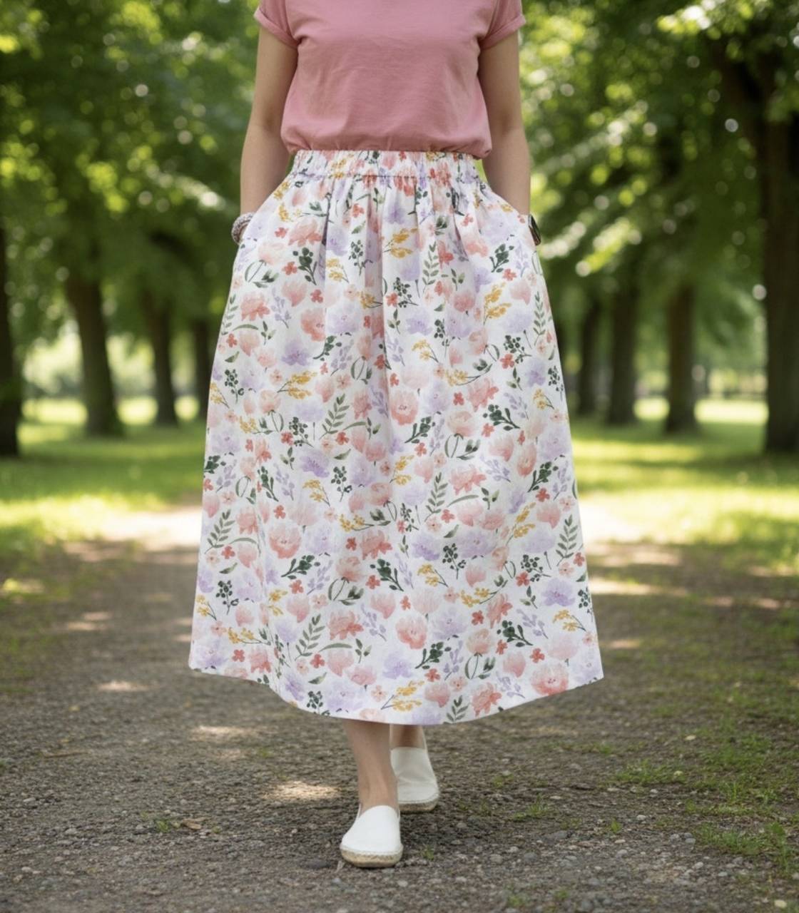 Mušelínová sukňa