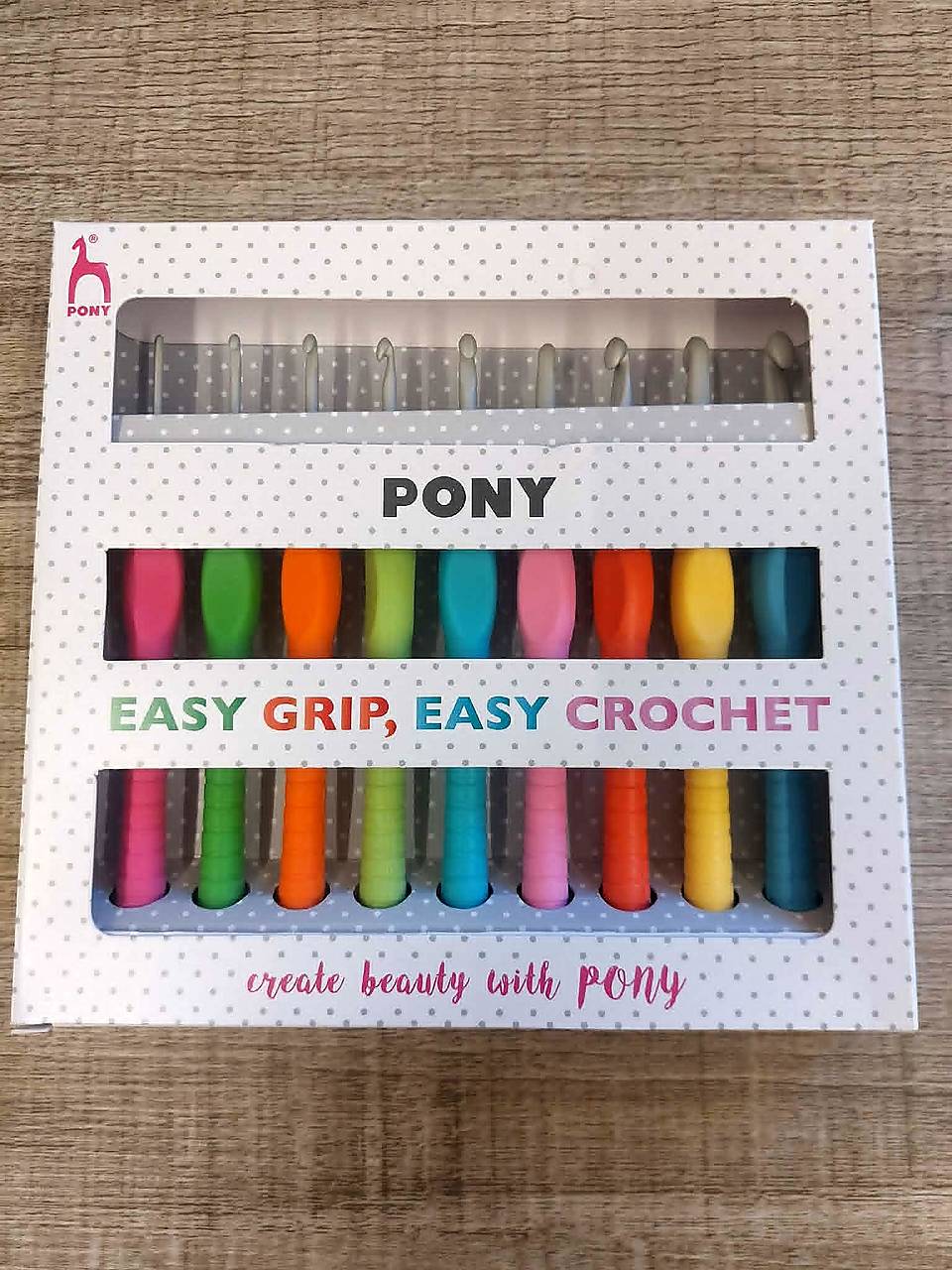Sada háčikov Pony - EASY GRIP, 9ks